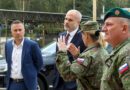Slovenský ministr obrany Martin Sklenár na návštěvě u vojenských útvarů